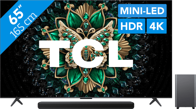 TCL 65" QD Mini-led C61K 4K (2025) + TCL S55H 2.1 Soundbar