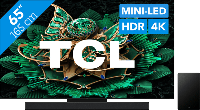 TCL 65" QD Mini-led C71K 4K (2025) + TCL Q65H