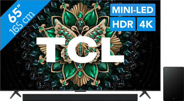 TCL 65" QD Mini-led C61K 4K (2025) + TCL Q65H